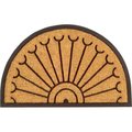 Imports Decor Inc Imports Decor 714RBCM Half Round Peacock Door Welcome Mat 714RBCM
